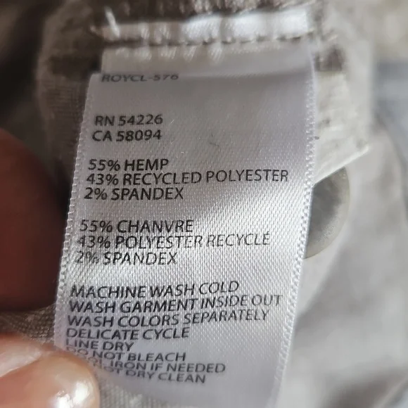 Royal Robbins Light Grey Flat Front Shorts - Picture 3 of 4